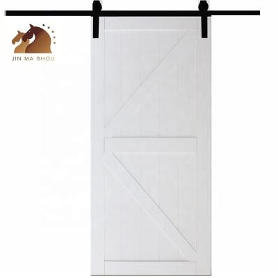 China Hot Selling Decoration China Manufacturer Barn Door in Canada Sliding Door with Hardware PVC MDF Barn Door for sale