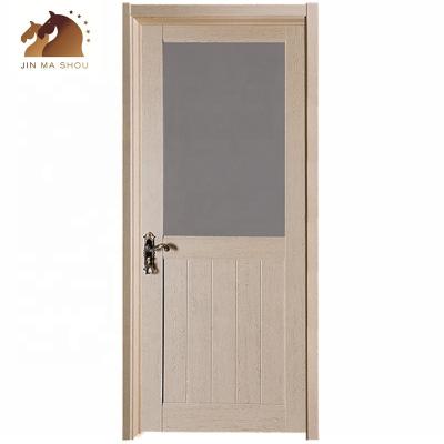 China Hot Selling Waterproof In Market CE PVC Bathroom Door ISO PVC Paintless Residential Room Wooden Doors for sale