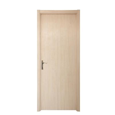 China Waterproof supply to project modern design apartment hotel pvc pvc wooden door without door interior paintless for sale