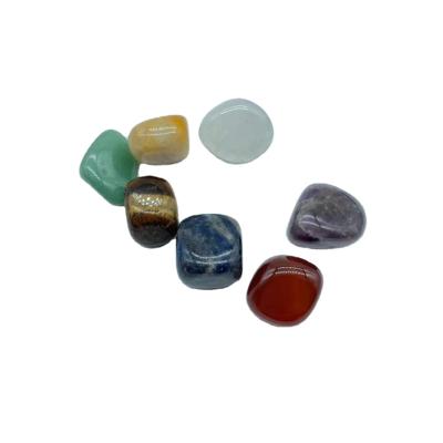 China Wholesale Natural Europe Gemstones 7 Chakra Quartz Tumbled For Crystal Healing Stones for sale