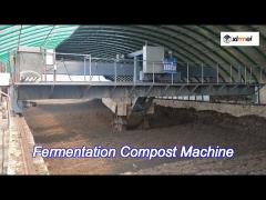 wheel type compost turner organic fertilizer fermentation compost machine with simple operation