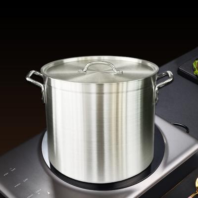 China Sustainably Supplying Large Kitchenware Soup Pot Self-Serve Kitchen Stainless Steel Soup Hot Boiling Pot With Lid for sale