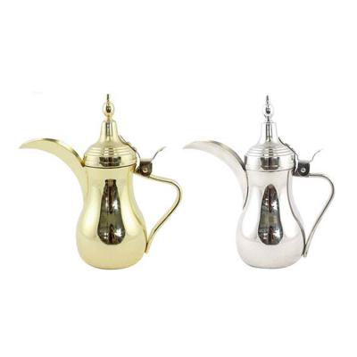 China Viable Customized Premium Coating Water Bottle Kettle Coffee Teapot Resturant Cafeteria Use Stainless Steel Overgild Available for sale