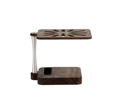 China Sustainable Black Walnut Coffee Weighing Rack Measures Rack For for sale