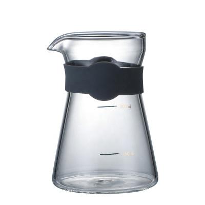 China Durable Heat Resistance Shatterproof Cloud Glass Coffee Insulated Server for sale