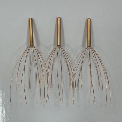 China Relaxes Stressed Muscles Helps To Relieve Aches And Colouful Product 12 Product 12 Circular Claw Massager Hair Scalp Head Aches Steel Wire Handle Handheld Tool Relieve Stress Relax Stress customized body for sale