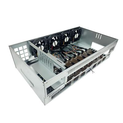 China With fan factory direct sales 12cm optional 4 fan MSATA 65mm b75 b85 computer server case rig chassis for sale