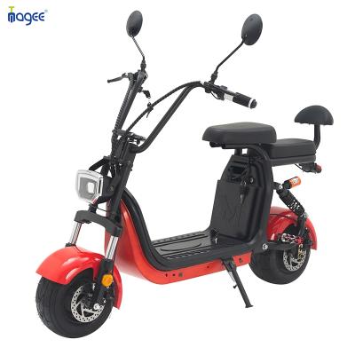 China Unisex 48V 1000W two c 6 inch wheels mini citycoco electric scooters powerful folding adult electric scooter for sale