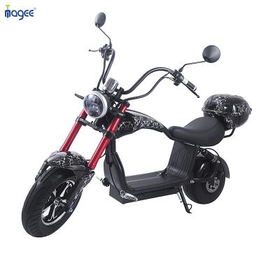 China New Unisex Electric Scooter 48V 1000W Wheel Motorcycle Citycoco Citycoco Mini Food Deliver Electrico Fat de c for sale