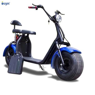 China New Design 1500W Unisex Motor 18inch Off-Road Two Wheeler C Powerful Electric Scooter for sale