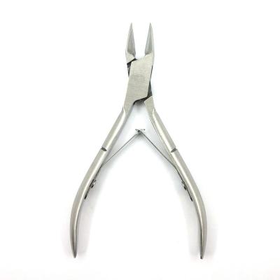 China Extremely Sharp High Quality Professional Stainless Steel Manicure Nail Cuticle Remover Cuticle Nipper Easy With Pointed Tip for sale