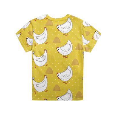 China Polyester Anti Shrink Widely Used Custom Baby T Shirts Designs Short T Shirt for sale