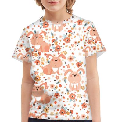 China 2021 New T-shirt Anti-shrink Boy T-shirt Short Sleeve Summer and Autumn Children's Half-sleeved T-shirt for sale