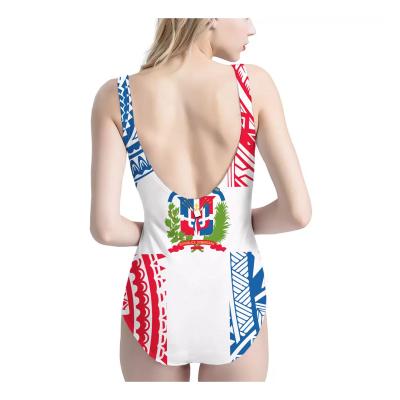 China Breathable Using Print One Piece Wholesale Swimwear for sale