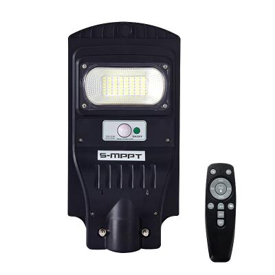 China High Lumen Solar Induction Motion Sensor Waterproof Integrated Street Light Garden Outdoor Road Led Garden Solar Street Lights for sale