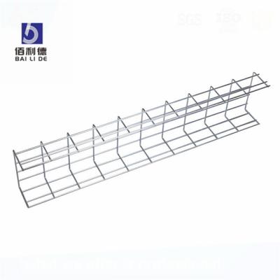 China Electrical Wires Installation Metal Customized Netting Cable Tray Bonding Jumper Wire Mesh Cable Tray Bracket for sale