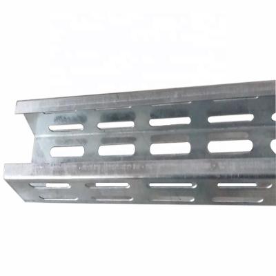 China Corrosion ResistanceGalvanized Cable Trunking Hot Dip Galvanized Perforated Cable Tray For Data Center 100x100mm Size for sale