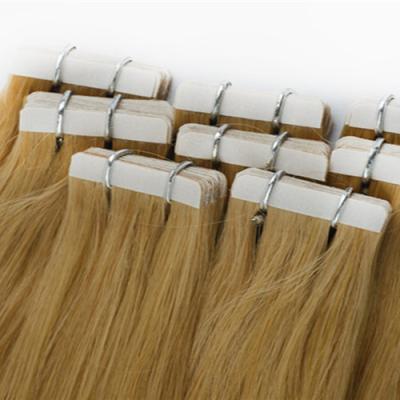 China High Quality 100% Virgin Human Hair Soomay Hair, Double Side Blonde Tape Remy Hair Extensions for sale