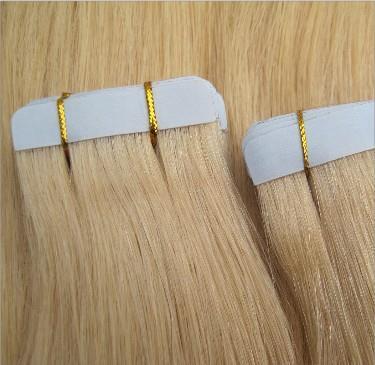 China Brave Man Touching Remy European 613 Tape/PU Double Skin Fast Delivery 100% Weft Glue In Hair Extension for sale