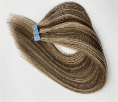 China Brave Man Touching Unprocessed 100% Human Double Drawn Remy Curly Tape In Hair Extensions for sale