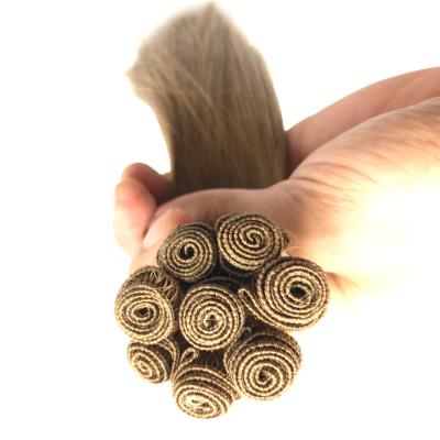 China Silky Straight Wave Hand Tied Hair Weft Cuticles Double Untouched Pulled Remy Hair Extensions Top Quality Affordable Pricing for sale