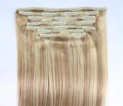 China Silky Straight Wave High Quality Clip In Hair Extensions for sale