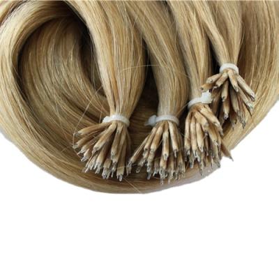 China Curly 100% Double Curl Hair 8a Extension Tip Russian Curly Micro Drawn Nano Hair Extensions Remy Curly for sale