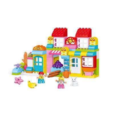 China Construction Toy Compatible with 120 pieces of large toy fruit particles assembled by stores building block toy for sale