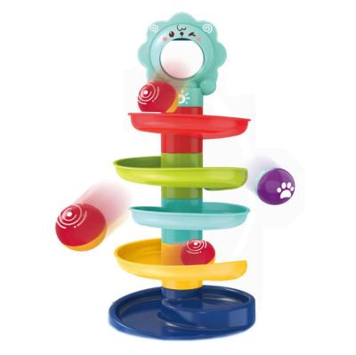 China Educational Toy Children's Track Spinning Rolling Ball Sliding Ball Ride Baby Fun Early Education Toys for sale