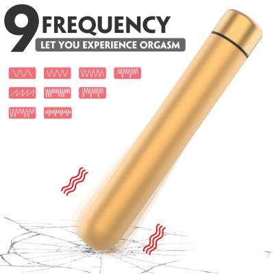 China Wholesale Hot Selling 7 Modes Vibration 9 Frequency Vibrating Adult Body Bullet Massager Mini Magic Stick Massager Sex Toys Women for sale