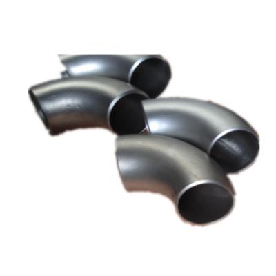 China Industry 90 Degree Polished Sanitary Stainless Steel ss304/304L 316L Long Bend Pipe Butt Weld Radius Fit Elbow for sale