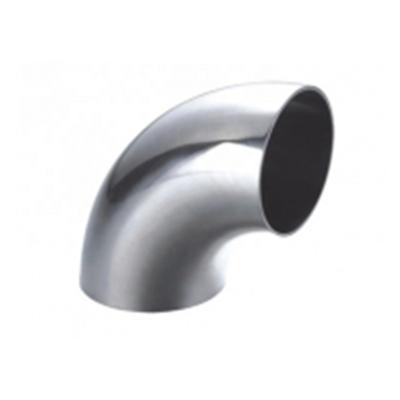 China Industry Food Grade Duplex 316L 304 Seamless 304L 321 Stainless Steel Pipe Fitting 90 Degree Elbow for sale