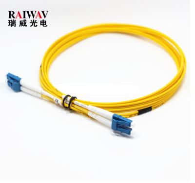 China 1m SC UPC to SC UPC fiber optic patch tie SX 9/125 2.0mm singlemode patch cord for sale