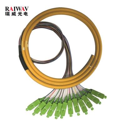 China 12 Colors Cable Fiber Optic Patch Cord Sc LC Mtrj Mpo St Fc Fiber Optic Jumper Free Sample Patch Cord for sale