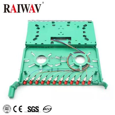 China FTTX Network Fiber Optic Tool ODF 24 Port Fiber Optic Patch Panel for sale