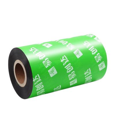 China COMPATIBLE Production Wax Based Ribbon Barcode Transfer Thermal Ribbon 110*300 for sale