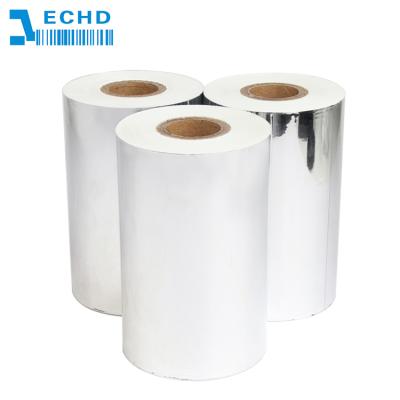 China Factory wholesale COMPATIBLE white ribbon transfer wax-resin thermal ribbon, used for barcode label printer to print color labels for sale