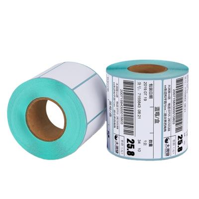 China Heat Sensitive Logistics Waterproof Oil-proof Scratch-proof Label Paper Transport Label Thermal Adhesive Sticker Roll for sale