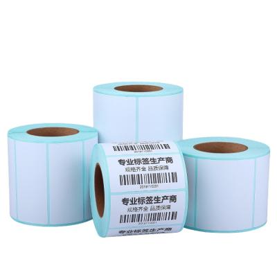 China 100x100mm Heat Sensitive 500 Sheets Barcode Self Adhesive Printer Sticker Thermal Shipping Label for sale