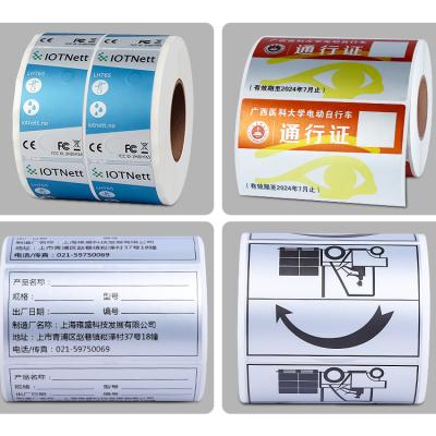 China Self Adhesive Matte Silver Label Waterproof PET Paper Matte Silver Label PET Label for sale