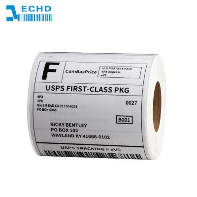 China Heat Sensitive Self Adhesive Printing 100x150 Labels Roll Labels 4x6 Thermal Shipping Labels for sale