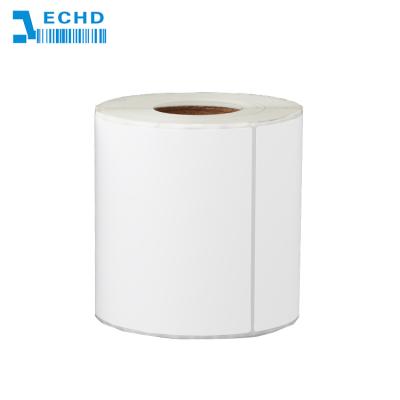 China Custom Heat Sensitive Adhesive Paper Stickers Roll Printer 100x150 4x6 Printer Barcode Labels Roll Direct Updraft Labels for sale