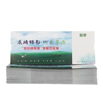 China Factory Wholesale Color Concert Air Ticket Printing Self Adhesive Paper Printing Label Waterproof for sale