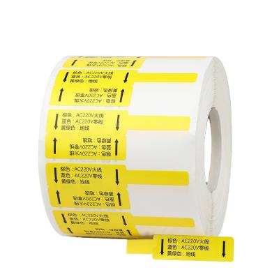 China Scratch-Resistant Waterproof Household Appliances And Heat-Resistant Wire And Cable Identification Labels for sale