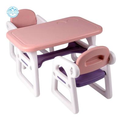 China A06127 Amazon Modern Hot Toddler Plastic Kids Study Table And Chair for sale