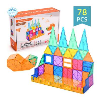 China DIY Brick Amazon Factory New Hot Selling Magnetic Building Tile Blocks Magnetic Tile for sale