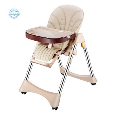 China A06606 Metal Foldable and Easy Comfortable Tray Plastic Leaning Unique Design for Baby 2021 Baby Deluxe Umpire Chair for sale