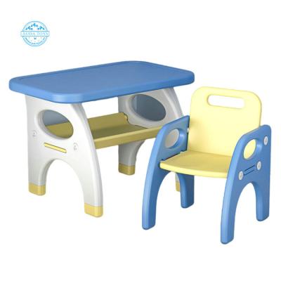 China A06101B Custom Cheap Modern Kids Furniture Plastic Table Chair Sets Environment Friendly for sale