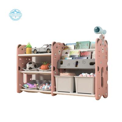 China A06207C Modern Multifunctional Kids Toy Shelf Car Storage Basket Kids Shelving Storage for sale