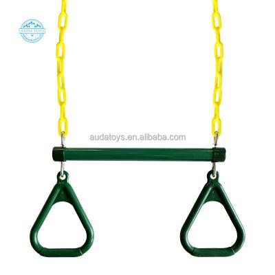 China GYM A07105 Metal Gymnastics Rings Adjustable Strap Core Outdoor Strength Exercise for sale